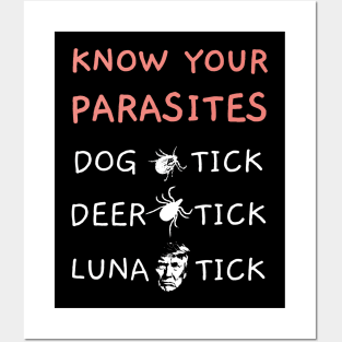 Know Your Parasites Anti-Trump AF Resist T Funny Gift Posters and Art